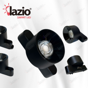 Downlight LAZIO 6W sur Rail Magnétique 3000K Noir