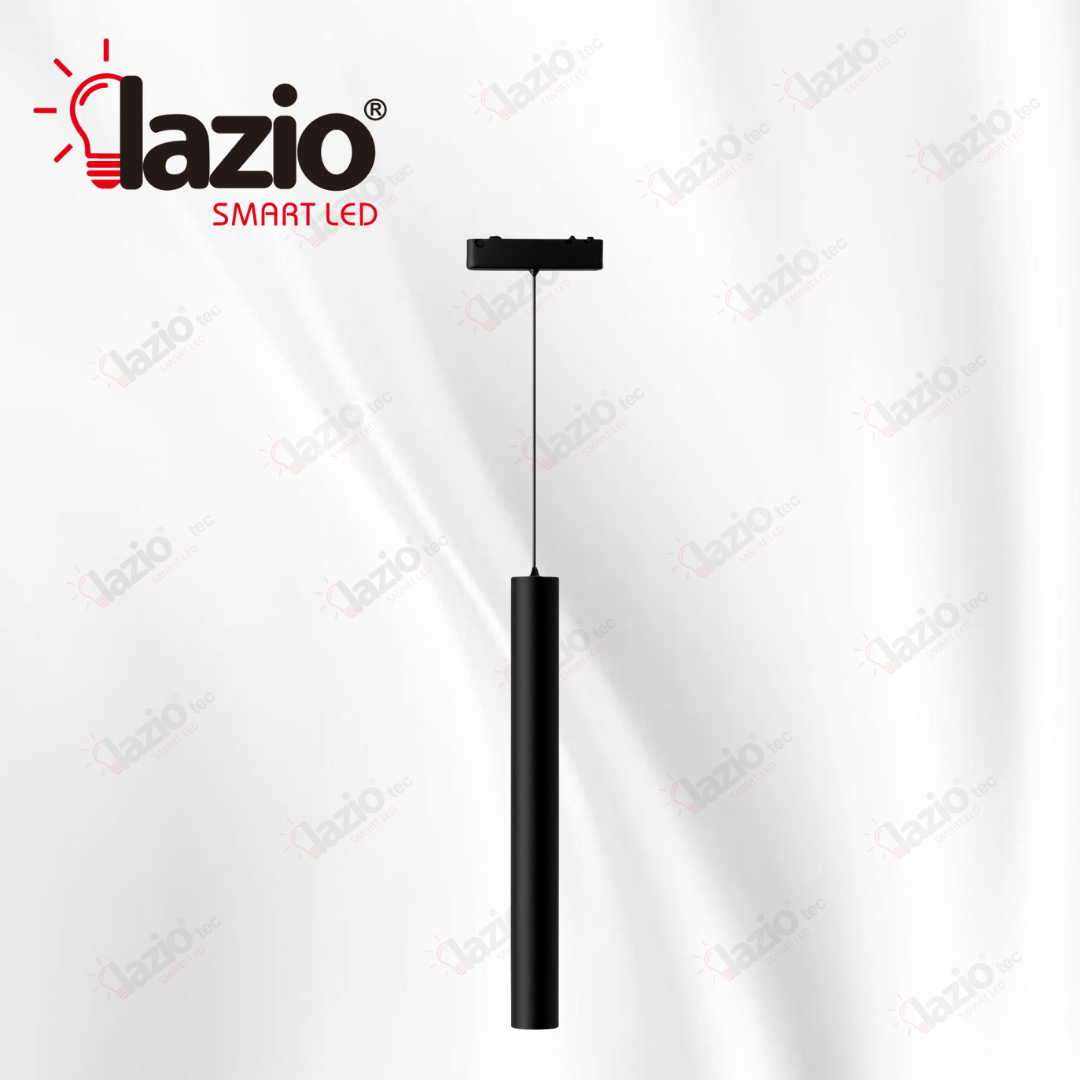 Suspension LAZIO 6W Sur Rail Magnétique 3000K Noir