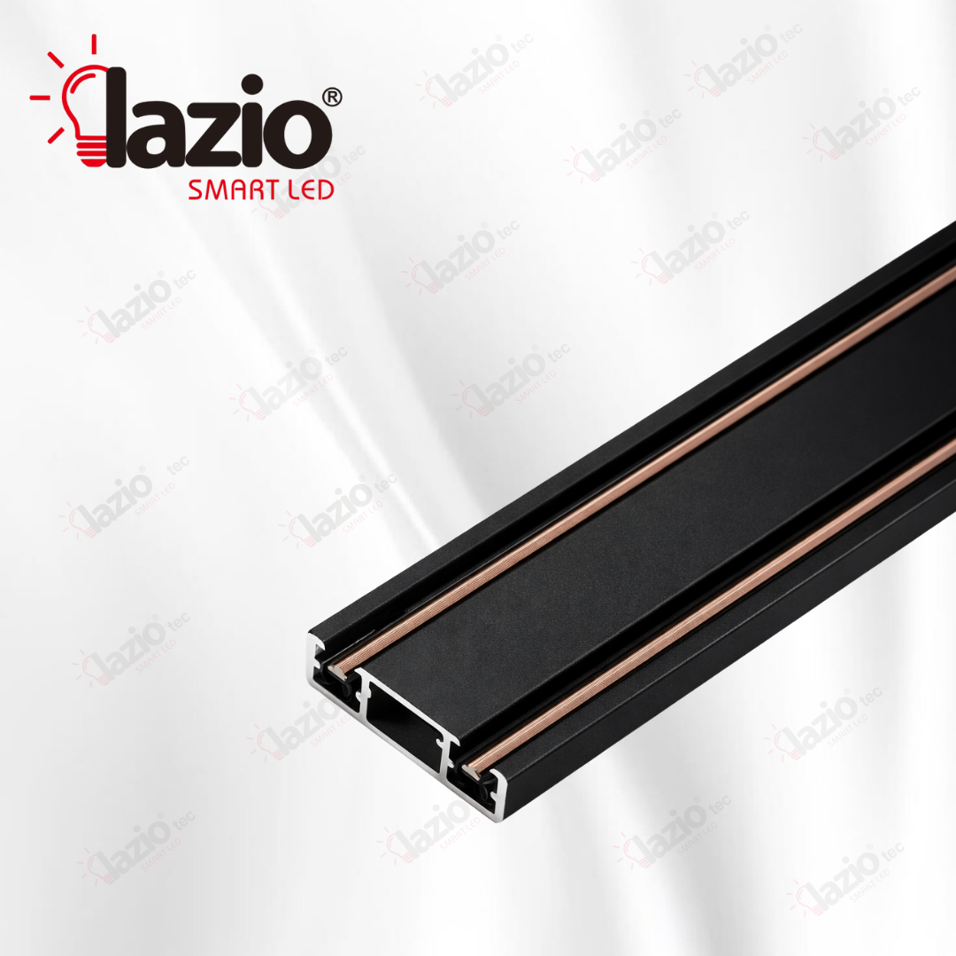 Rail Magnétique LAZIO Apparent Noir 2M