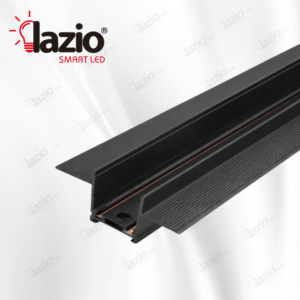Rail Magnétique LAZIO Encastré Noir