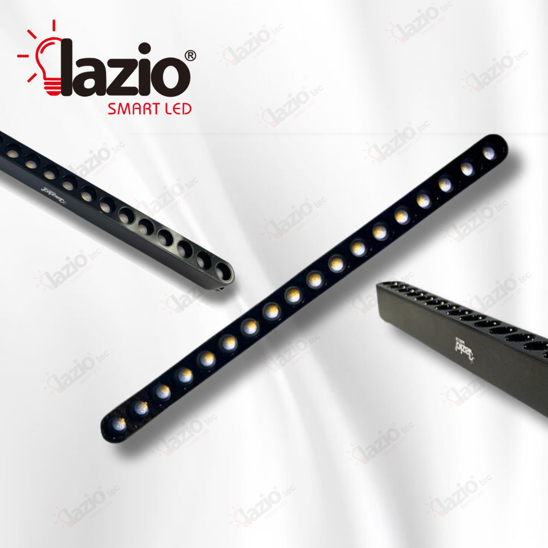 Projecteur Laser LAZIO 18W Sur Rail Magnétique 3000k Noir