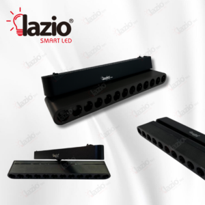 Projecteur Laser LAZIO Orientable 12W Sur Rail Magnétique 3000k Noir