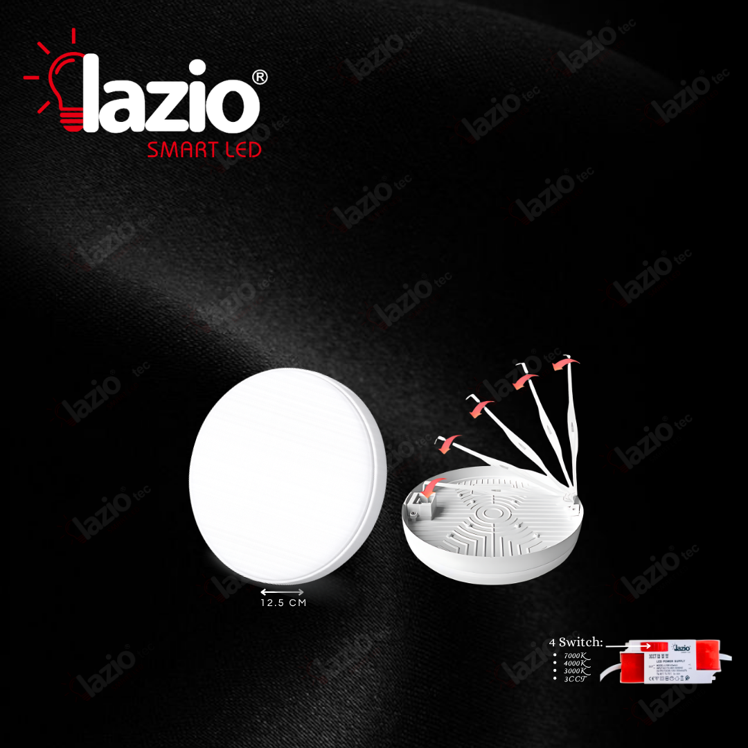 Panel 20W Rond Apparent 4Switch