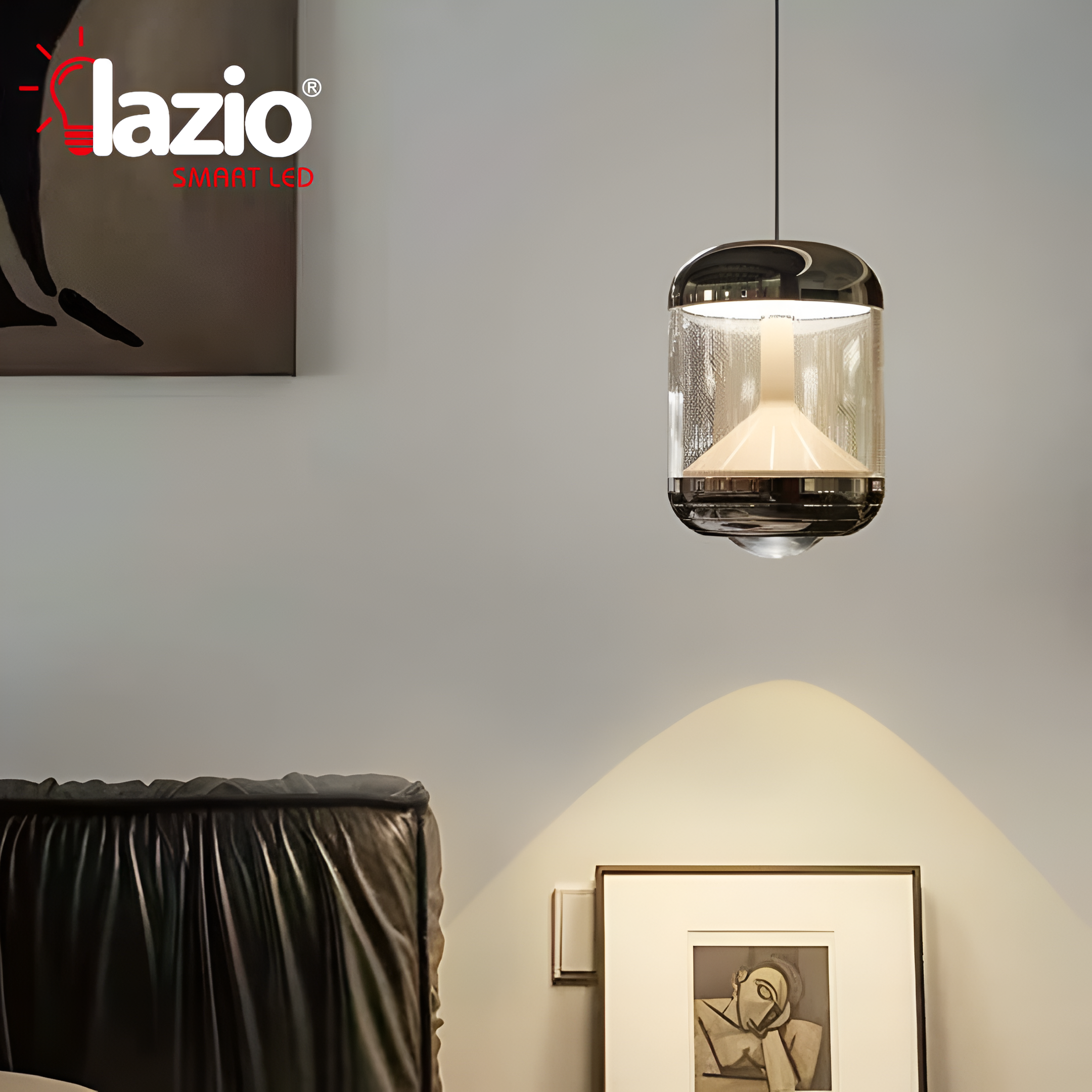 Suspension Led LAZIO 17463 Brown