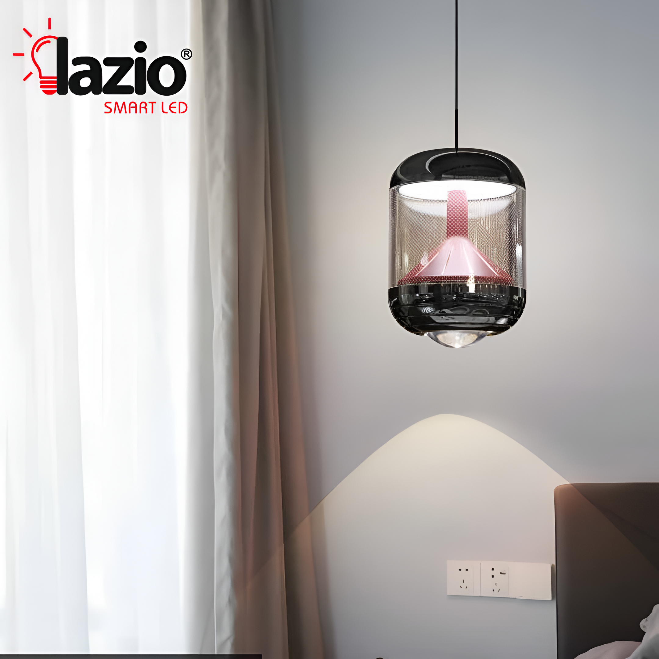 Suspension Led LAZIO 17463 Red
