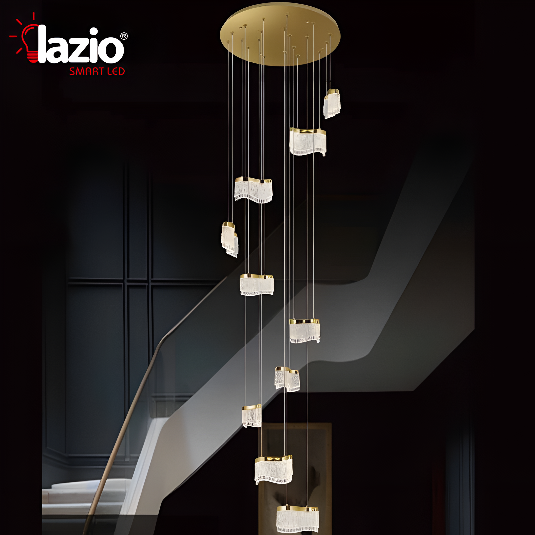 Lustre Suspendu LAZIO 3CCT 17784-6+3+1