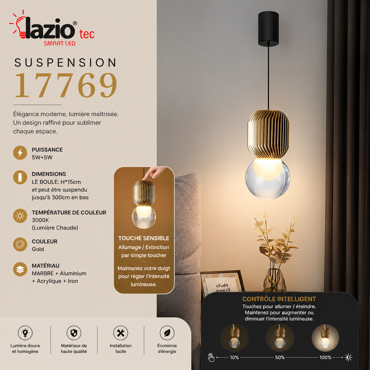 Suspension Led LAZIO 17783 – Image 2