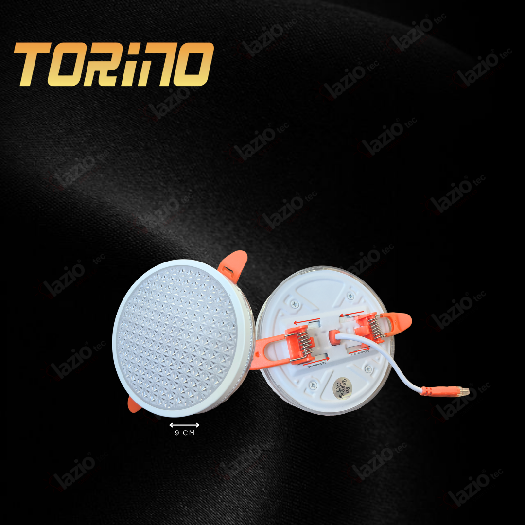 Panel 10W Rond Encastré Clear 7000K